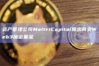 资产管理公司MaitriCapital推出两支Web3加密基金