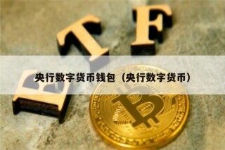 央行数字货币钱包（央行数字货币）