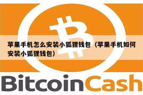 苹果手机怎么安装小狐狸钱包（苹果手机如何安装小狐狸钱包）-第1张图片-欧意下载