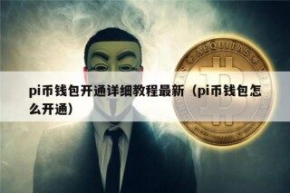 pi币钱包开通详细教程最新（pi币钱包怎么开通）