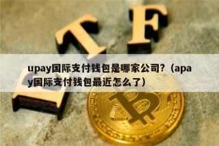 upay国际支付钱包是哪家公司?（apay国际支付钱包最近怎么了）