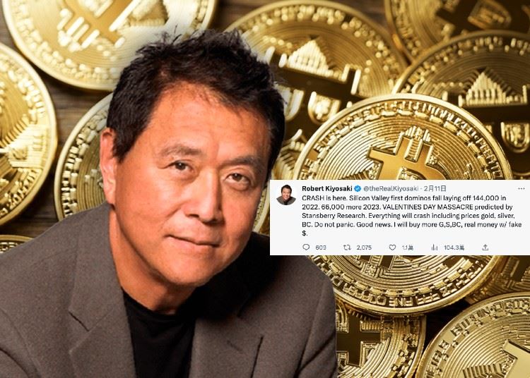 富爸爸预言情人节市场崩盘将用假美元买入更多比特币和黄金1