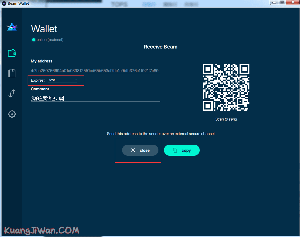 BEAM Wallet怎么使用？BEAM钱包使用图文教程-第9张图片-binance下载