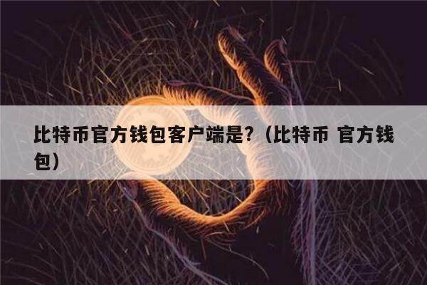 比特币官方钱包客户端是?（比特币 官方钱包）-第1张图片-binance下载
