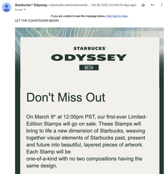 18分钟售罄，涨幅278%，星巴克的第一款付费NFT首战告捷4