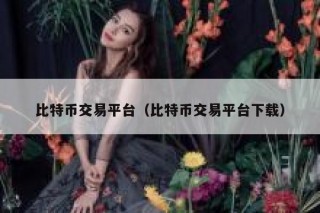 比特币交易平台（比特币交易平台下载）