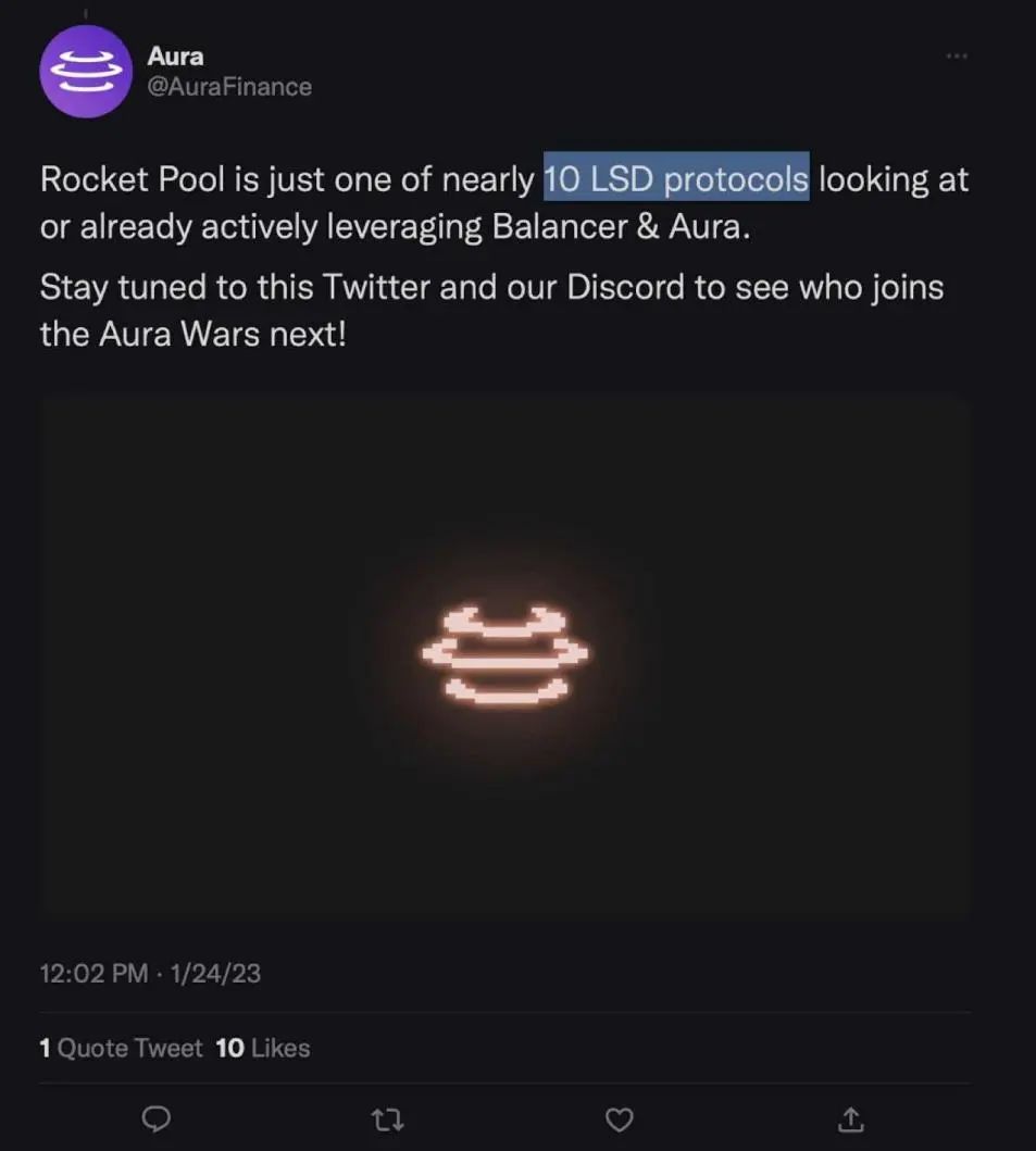 为什么AuraFinance可能成为LSD最大的黑马?10