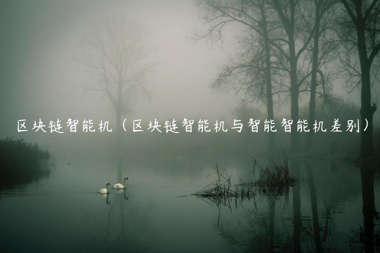 区块链智能机（区块链智能机与智能智能机差别）-第1张图片-binance下载