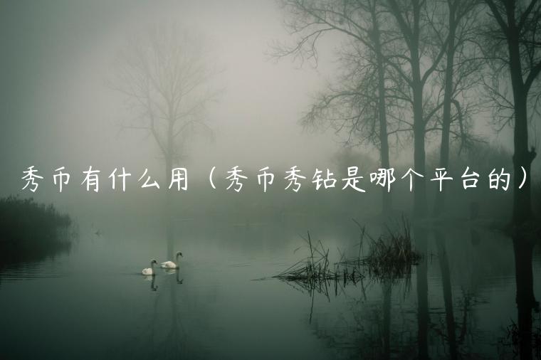 秀币有什么用（秀币秀钻是哪个平台的）-第1张图片-binance下载