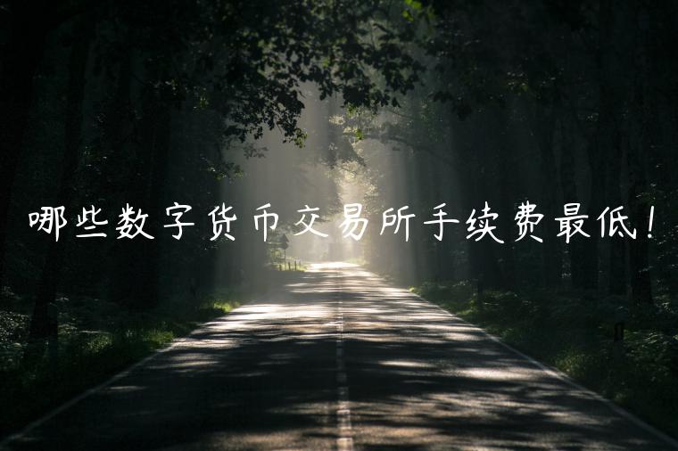 哪些数字货币交易所手续费最低！-第1张图片-binance下载
