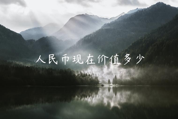 人民币现在价值多少-第1张图片-binance下载