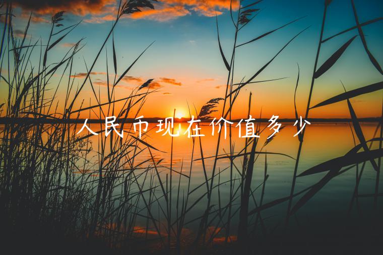 人民币现在价值多少-第1张图片-binance下载
