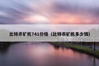 比特币矿机741价格（比特币矿机多少钱）