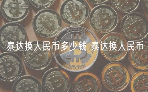 泰达换人民币多少钱 泰达换人民币-第1张图片-binance下载