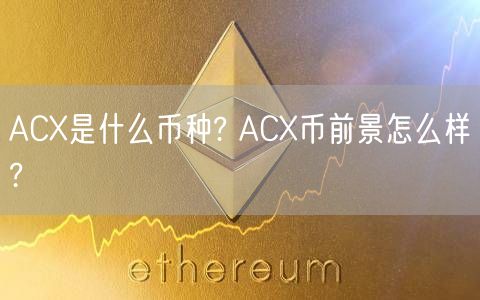 ACX是什么币种? ACX币前景怎么样?-第1张图片-binance下载