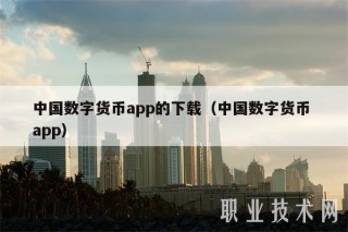 中国数字货币app的下载（中国数字货币 app