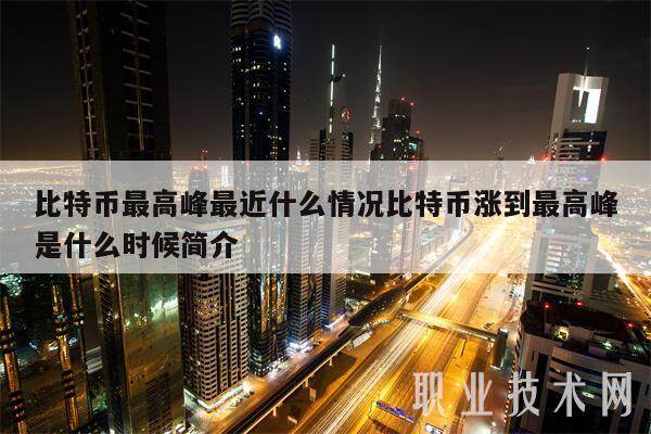 比特币最高峰最近什么情况比特币涨到最高峰是什么时候简介-第1张图片-binance下载