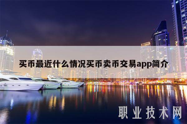买币最近什么情况买币卖币交易app简介-第1张图片-binance下载