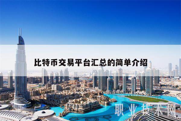 比特币交易平台汇总的简单介绍-第1张图片-binance下载