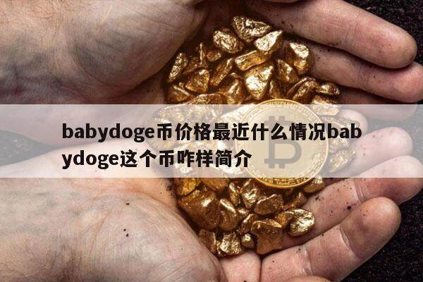 babydoge币价格最近什么情况babydoge这个币咋样简介-第1张图片-binance下载