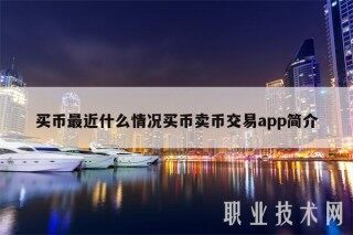 买币最近什么情况买币卖币交易app简介