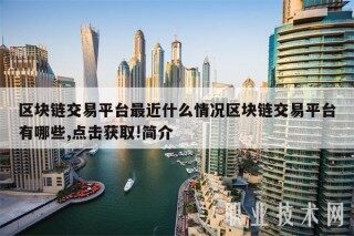 区块链交易平台最近什么情况区块链交易平台有哪些,点击获取!简介